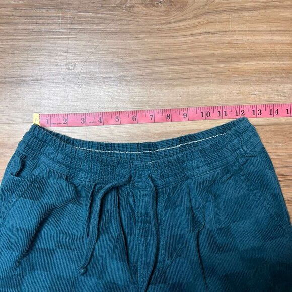 VANS Deep Teal Green “Check It Out” Range Corduroy Pants – Size S - Picture 6 of 7